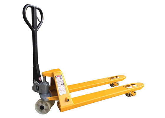 China Yellow Hydraulic Power Equipment Industrial , Hand Pallet Truck 3 Ton 115mm High supplier