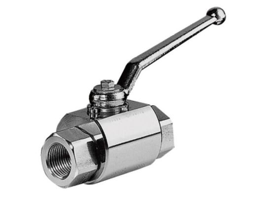 China High Pressure Straight Through Ball Valve With Drain DN50 316Ti Stainless Steel RHK supplier