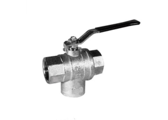 China Low Pressure Two Piece Ball Valve Two Way Three Way G Thread Copper Industrial supplier