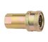 Reusable Brass Hydraulic Pipe Fittings , Hydraulic Quick Coupler Close Type ISO7241-A G-NPT supplier