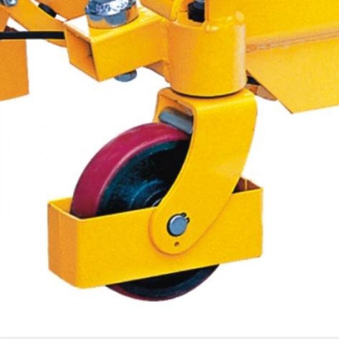 Mobile Hydraulic Scissor Lift Trolley 1025 Mm Lifting Manual 800kg Load 1220*610*60 Mm