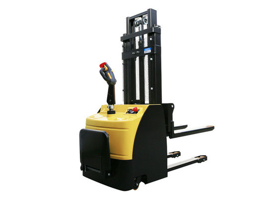 China Hand Hydraulic Pallet Truck Trolley Double Cylinders Rechargeable 1T 1.5T 2T DC24V Industrial supplier