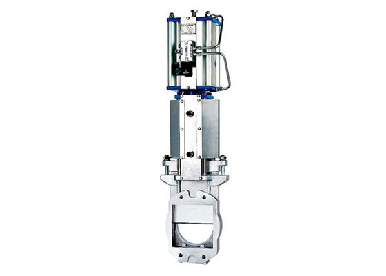 China Pneumatic Instrumentation Control Valves Stainless Steel , Square Gate Valve DF Series supplier