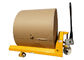2 Ton Hydraulic Lift Pallet Jack Trailer Manual Paper Roll Transport 1300 - 2300mm Pin supplier